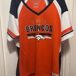 Majestic Denver Broncos Women’s Shirt - Orange, white and Blue